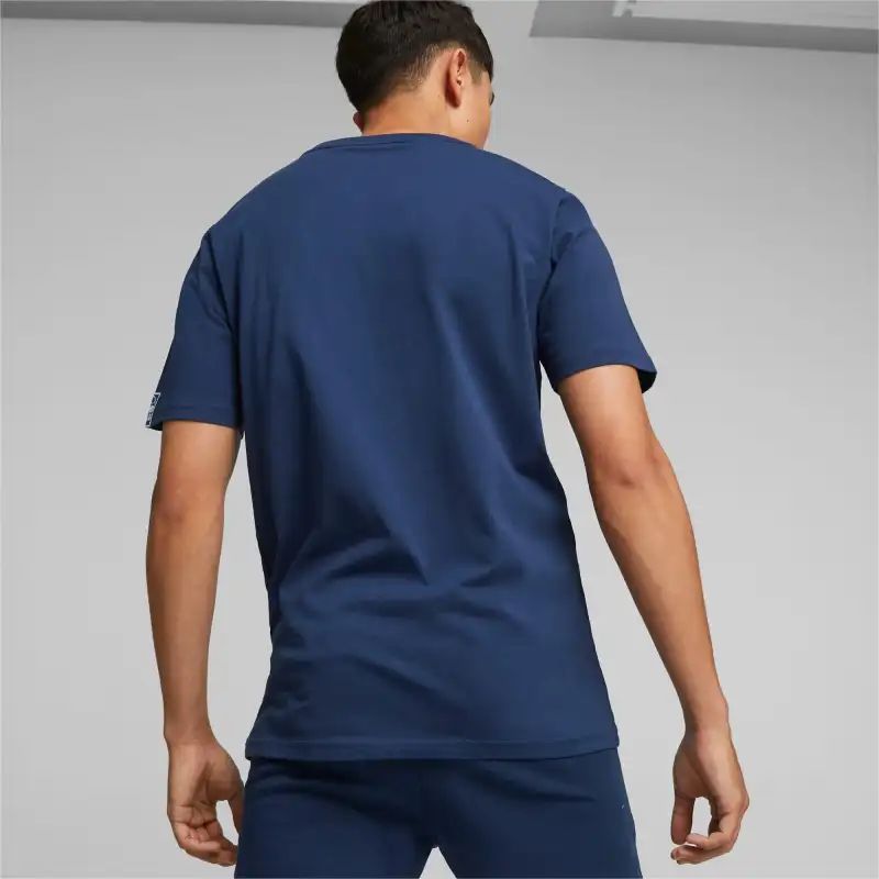 PUMA T shirt De Handball T Shirt Men's Persian Blue-3