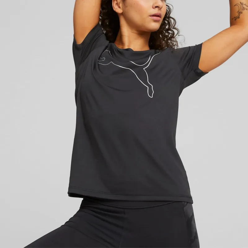 PUMA T shirt De Training Favourite Cat Femme T Shirt Women's Black-2