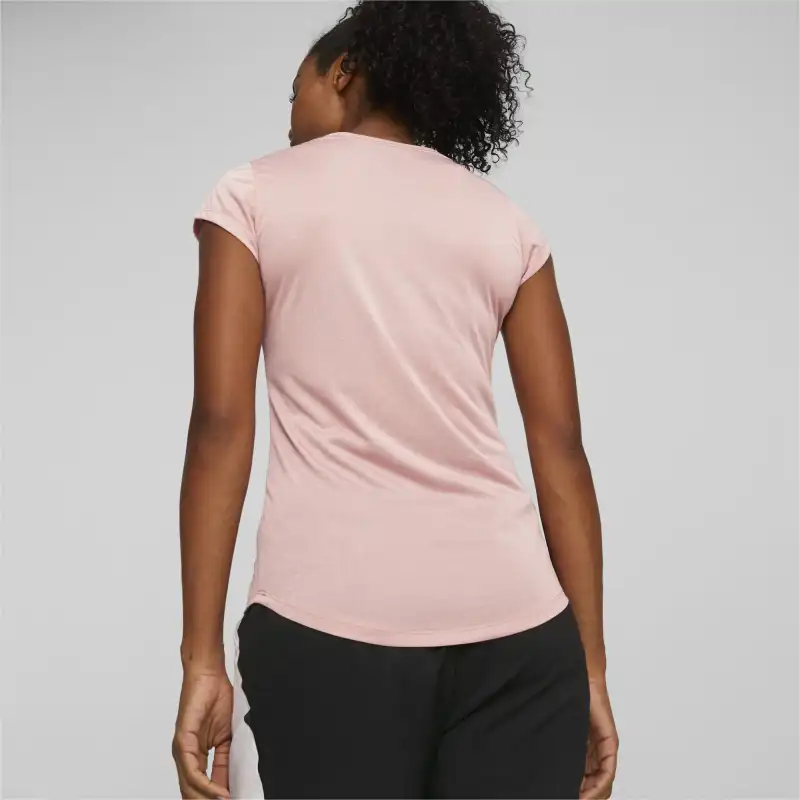 PUMA T-shirt De Sport Chiné Performance Cat Femme T-Shirt Women's Pink-2