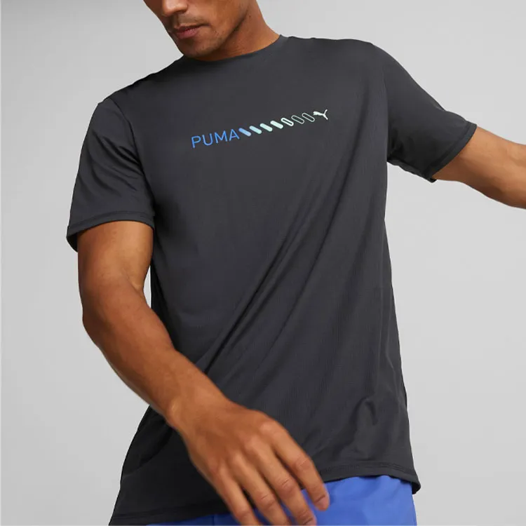 PUMA T-shirt Run Favourite Logo Homme T-Shirt Men's Black-2