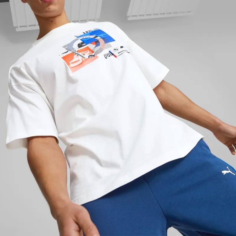 Bmw X PUMA T-Shirts Men White-3
