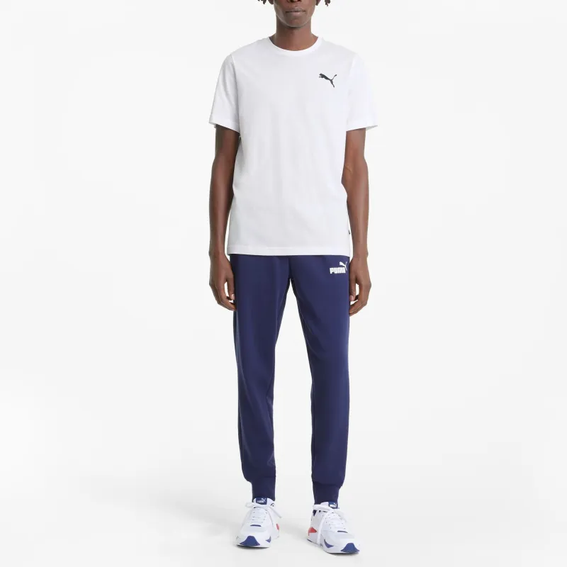 PUMA T shirt Essentials Small Logo Homme T Shirt Men's White-4