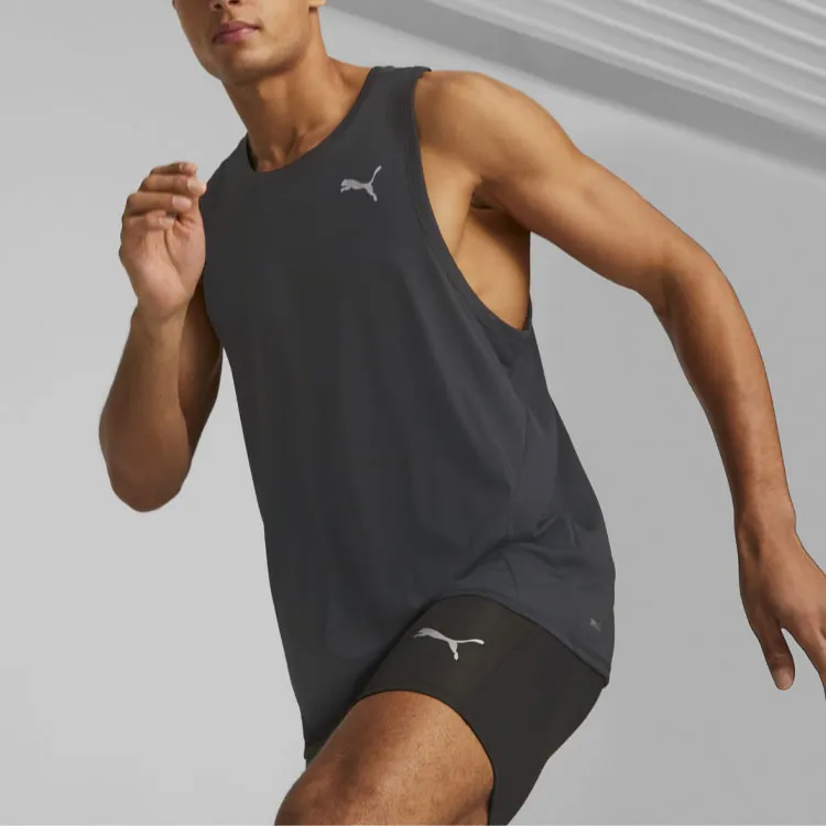 PUMA RUN FAVORITE Tank Tops Men Black-2