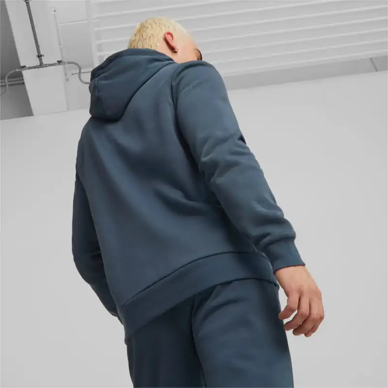 PUMA Essentials Big Logo Hoodie Men Sweatshirt Men's Blue-2
