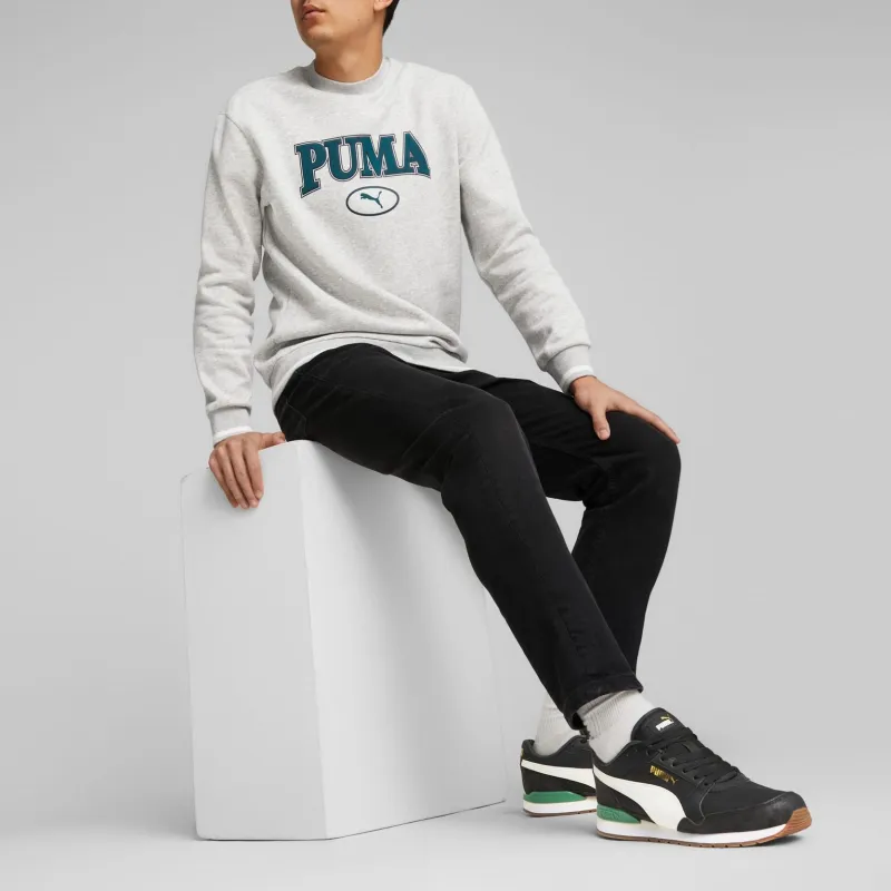 PUMA SQUAD Men's Crew Neck Sweatshirt Sweatshirt Men's Gray-3