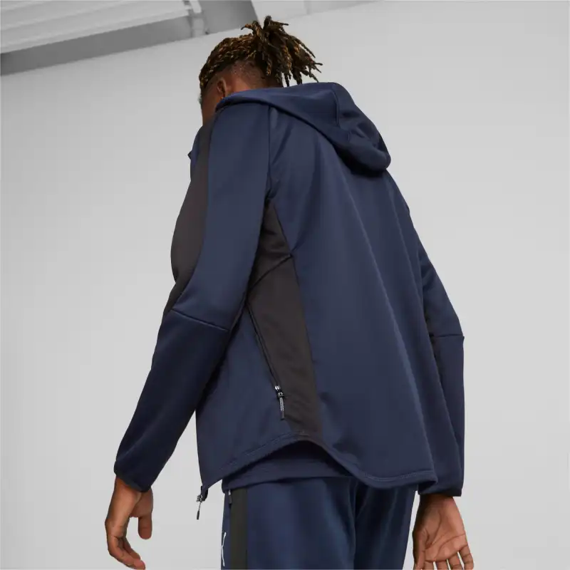 PUMA EVOSTRIPE Men's Full-Zip Hoodie Sweatshirt Men's Blue-2