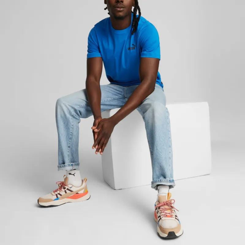 PUMA T-shirt Essentials Small Logo Homme T-Shirt Men's Blue-3