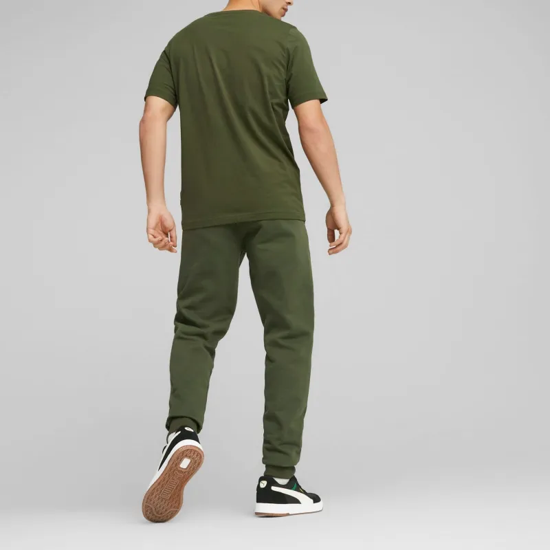 PUMA T-shirt Essentials Small Logo Homme T-Shirt Men's Green-3