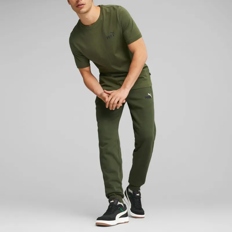 PUMA T-shirt Essentials Small Logo Homme T-Shirt Men's Green-4