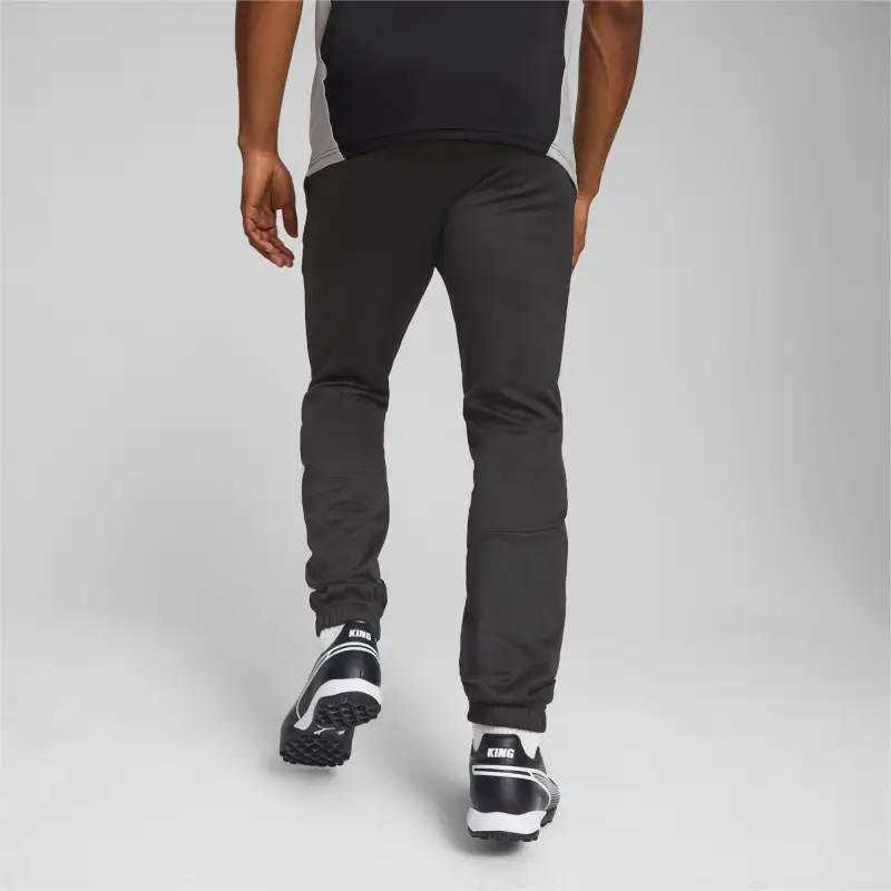 PUMA KING Pro Men's Football Training Pants Knitted Sports Pants Men's Black-3