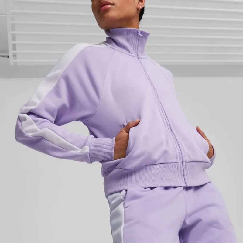 PUMA Veste De Survêtement T7 Iconic Femme Jacket Women's Purple-2