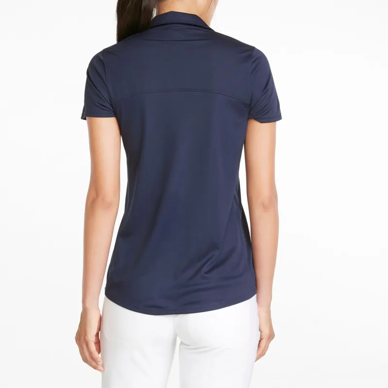 PUMA Polo De Golf Gamer Femme Polo Shirt Women's Marine Blue-4