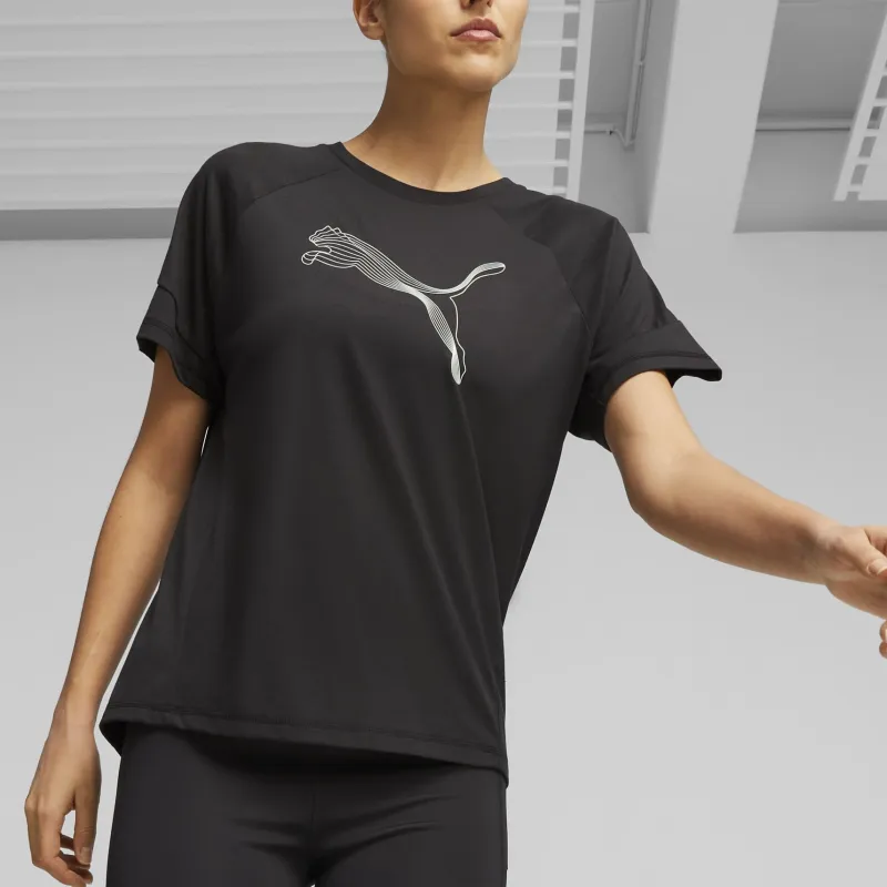 PUMA T-Shirt Evostripe Femme T-Shirt Women's Black-2