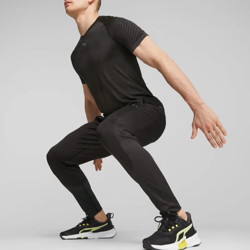 PUMA Formknit Men's Seamless Training Jogger Knitted Sports Pants Men's Black-4