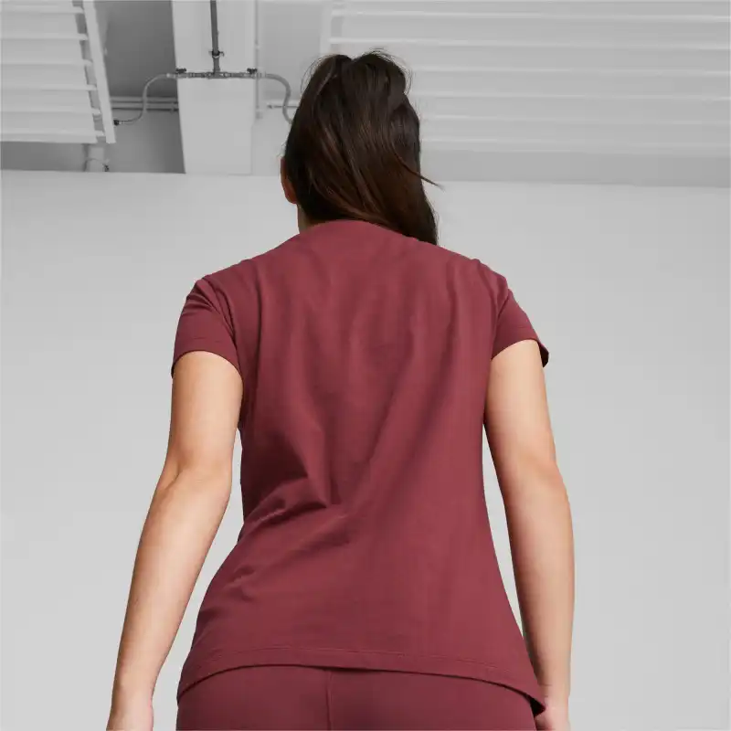 PUMA Regular T-Shirt Women's Burgundy-3