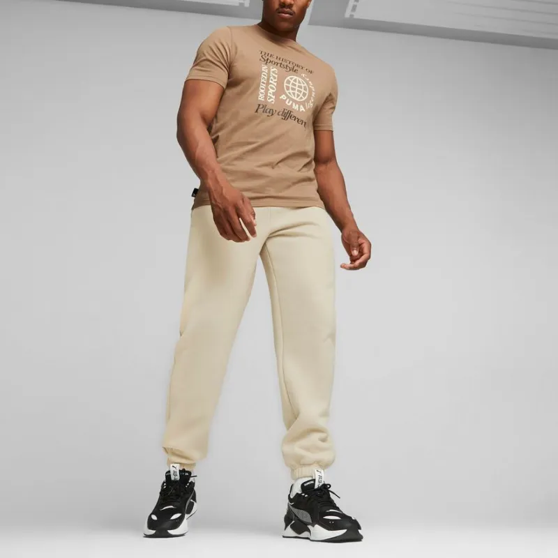 PUMA Knitted Sweatpants Unisex Beige-2