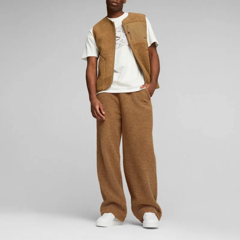 PUMA Popular Series Vest Unisex Brown-4