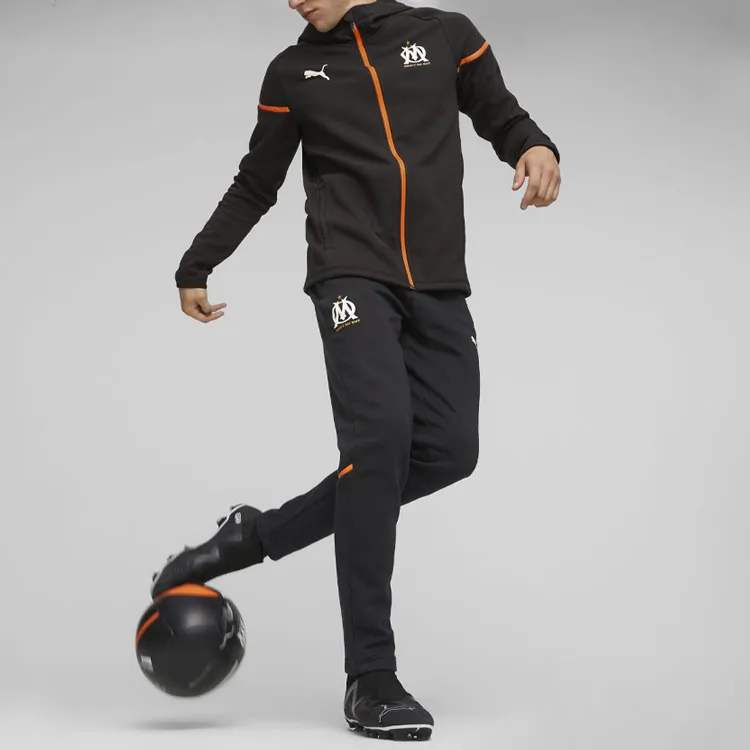 PUMA Casuals Olympique De Marseille Jacket Men's Black-4