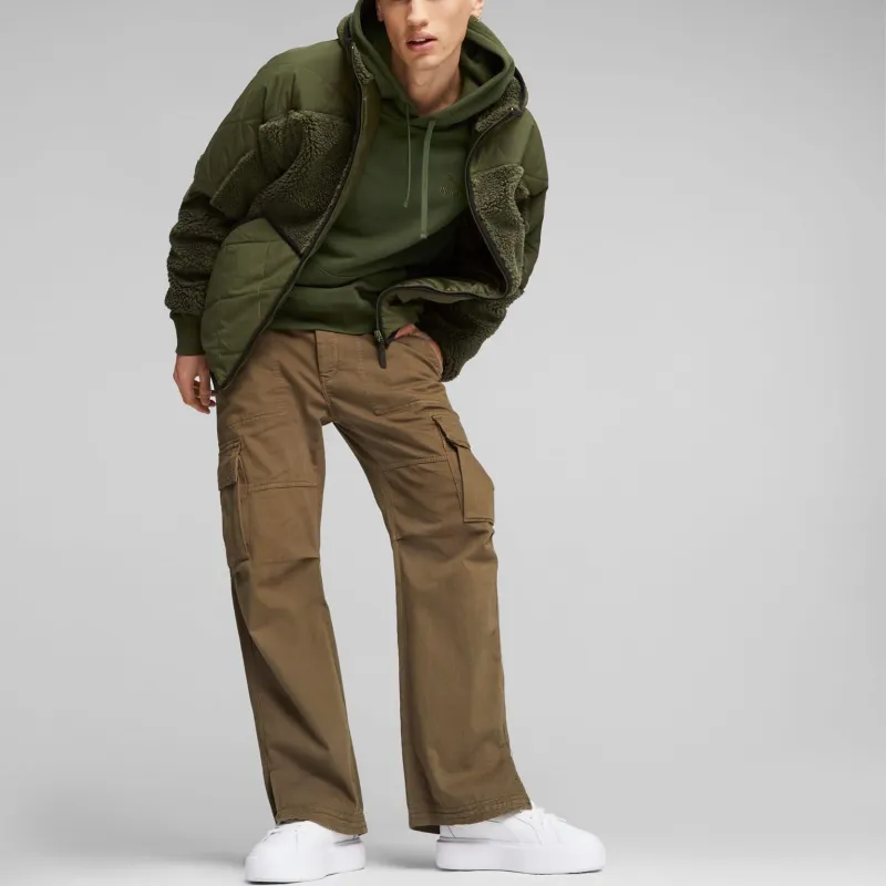 PUMA Veste Utility Classics Homme Jacket Men's Peach Golden Blossom-3