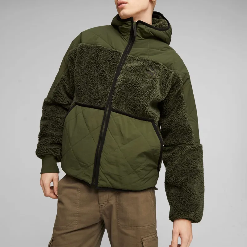 PUMA Veste Utility Classics Homme Jacket Men's Peach Golden Blossom-2