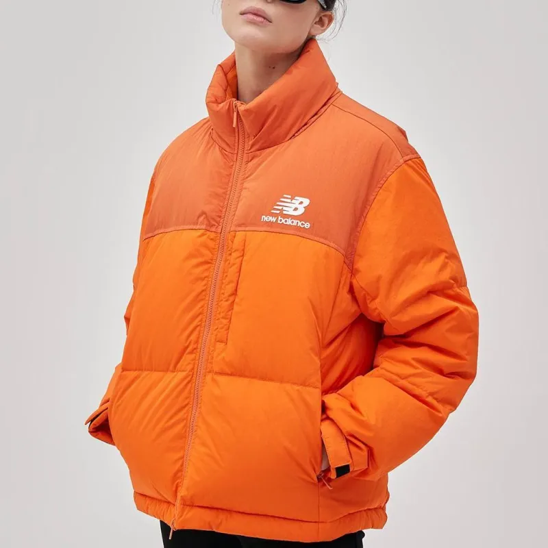 New Balance Down Jacket Unisex Sun Orange-4