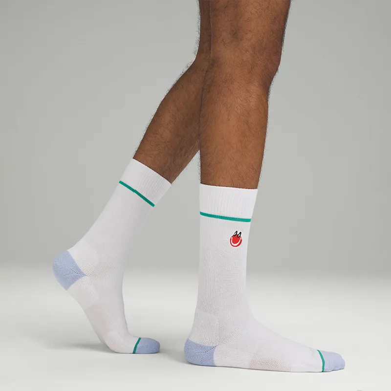 Lululemon TerryToe™ Daily Stride Mid-Calf Socks Men's 1 Pack-2