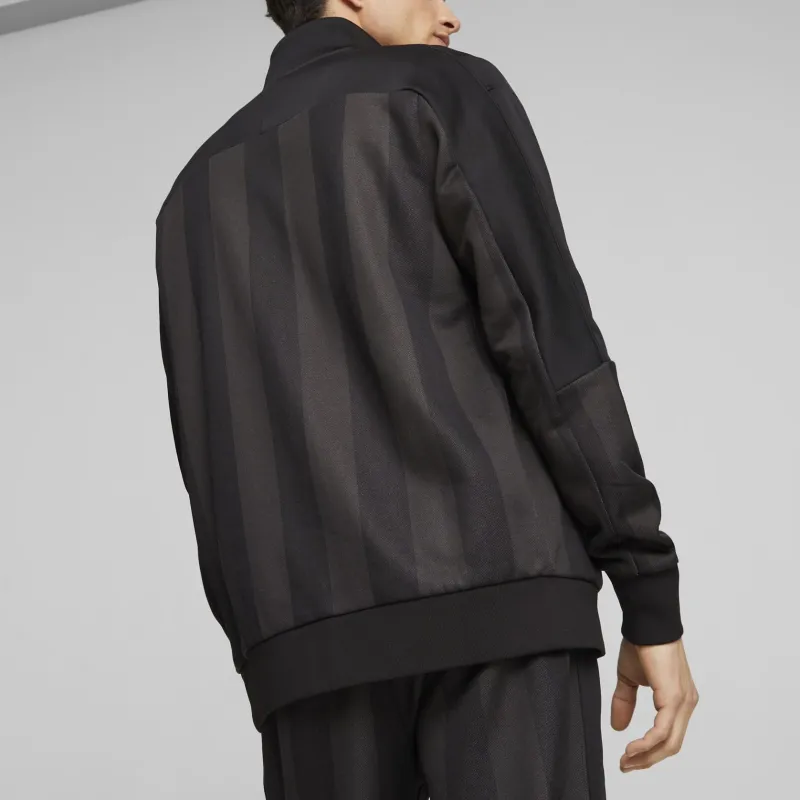 PUMA Scuderia Ferrari Style T7 Veste De Survêtement T7 Scuderia Ferrari Style Jacket Men's Black-3