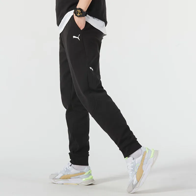 PUMA Knitted Sports Pants Men's Black-4