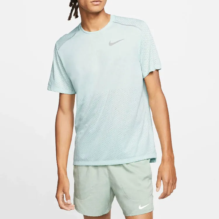 Nike T Shirts Men Light Blue-1