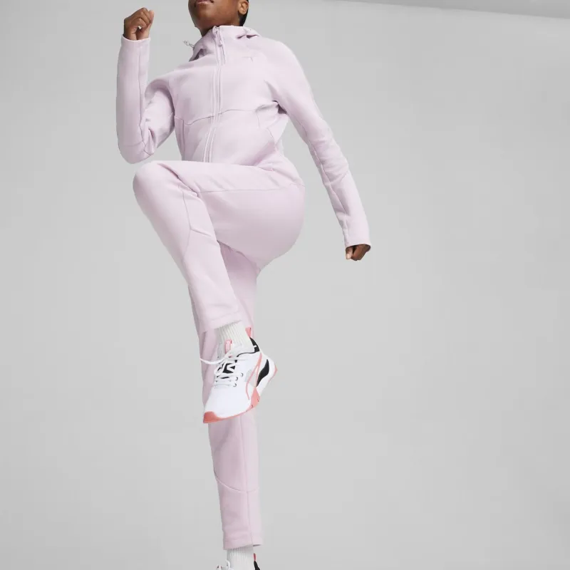 PUMA Veste Zippée À Capuche EVOSTRIPE Femme Jacket Women's Mist Grape-3