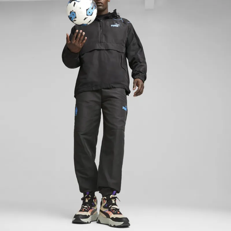 PUMA Veste À Capuche Olympique De Marseille FtblStatement Jacket Men's Black-3
