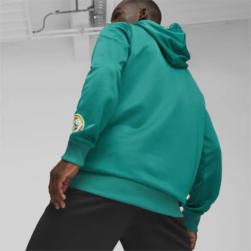 PUMA Hoodie Sénégal FtblCulture Sweatshirt Men's Green-2