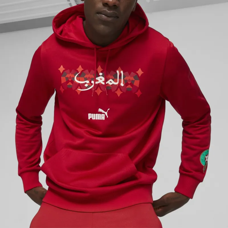 PUMA Hoodie FtblCulture Maroc Sweatshirt Men's Pogo Red-2