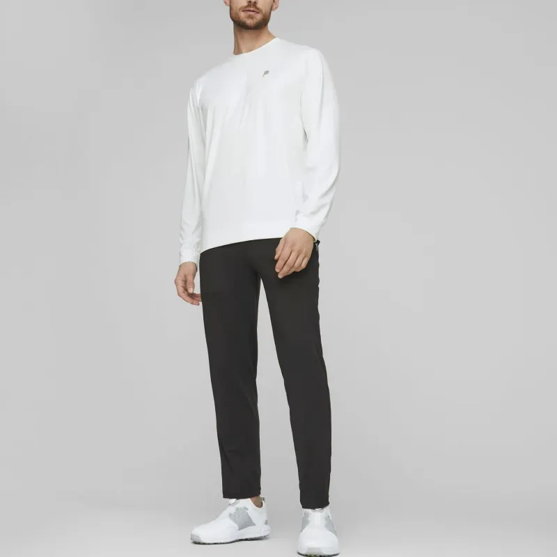 PUMA Haut De Golf Palm Tree Crew Homme T-Shirt Men's White-4