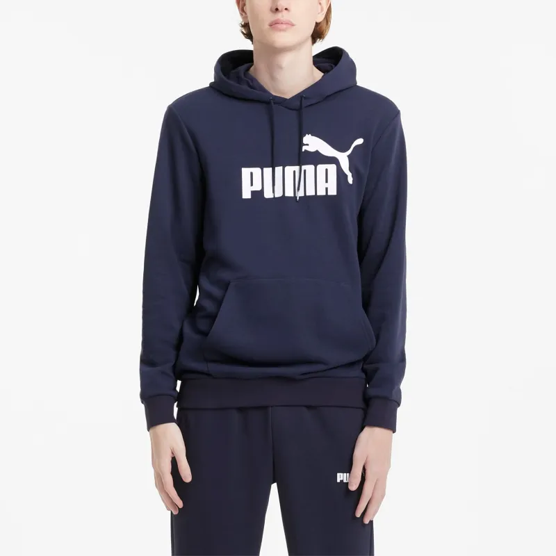 PUMA Sweat À Capuche Essentials Big Logo Homme Sweatshirt Men's Marine Blue-2