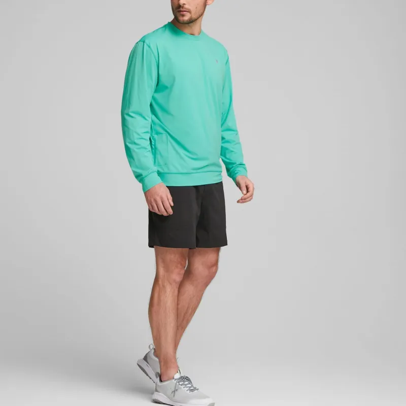 PUMA Haut De Golf Tree Crew Homme T-Shirt Men's Green-4