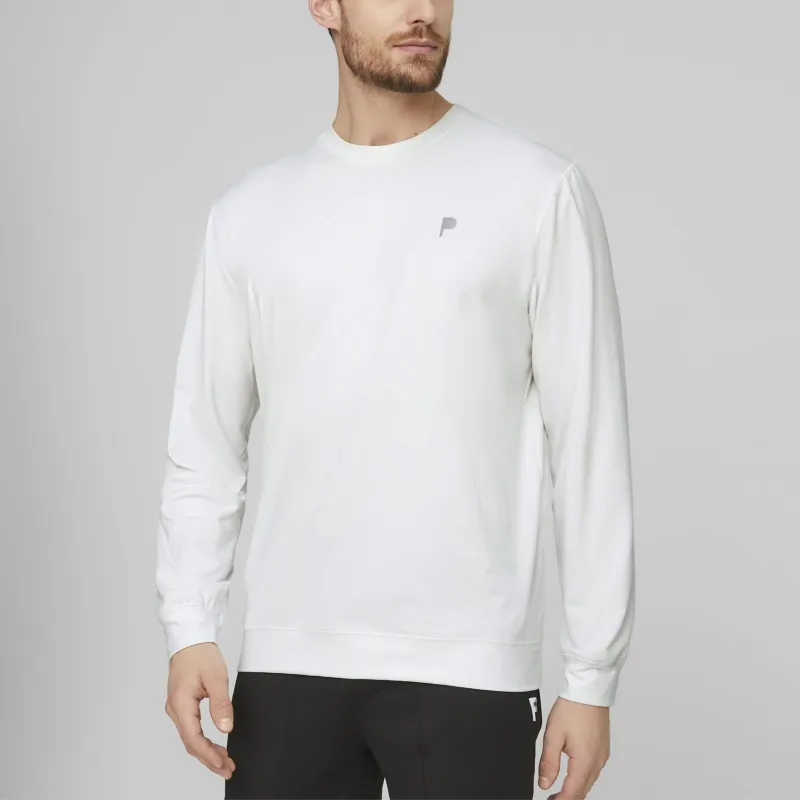 PUMA Haut De Golf Palm Tree Crew Homme T-Shirt Men's White-2