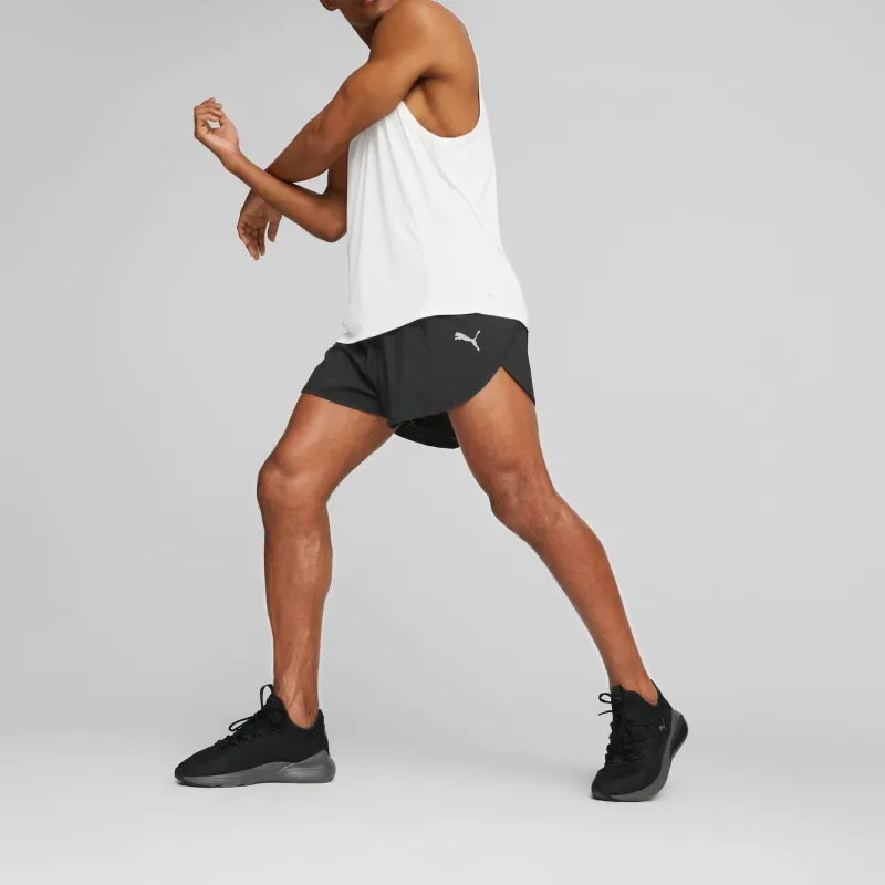 PUMA Short De Running Fendu Run Favourite Homme Sports Shorts Men's Black-4