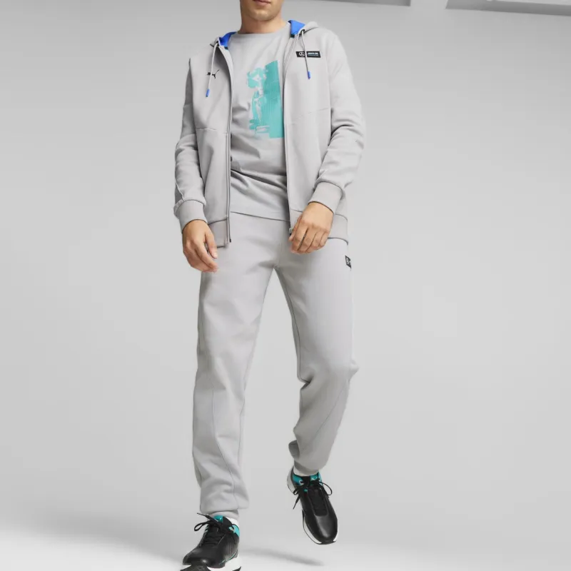 PUMA Hoodie Zippé Mercedes-AMG PETRONAS Homme Sweatshirt Men's Gray-2