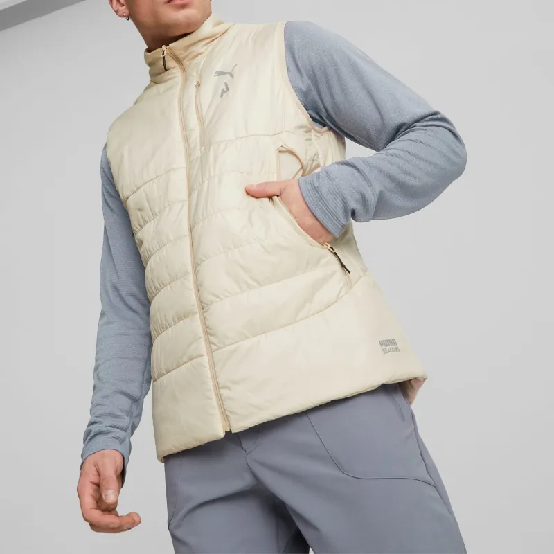PUMA Veste De Randonnée Réversible En PrimaLoft® SEASONS Vest Unisex Ecru-2
