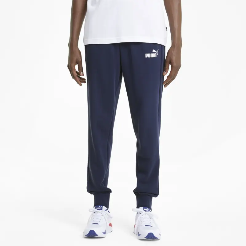 PUMA Pantalon De Survêtement À Logo Essentials Homme Knitted Sports Pants Men's Marine Blue-2