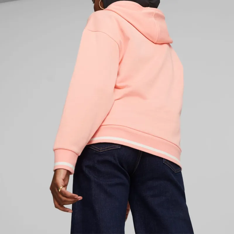 PUMA Hoodie SQUAD Femme Sweatshirt Women's Pink-3