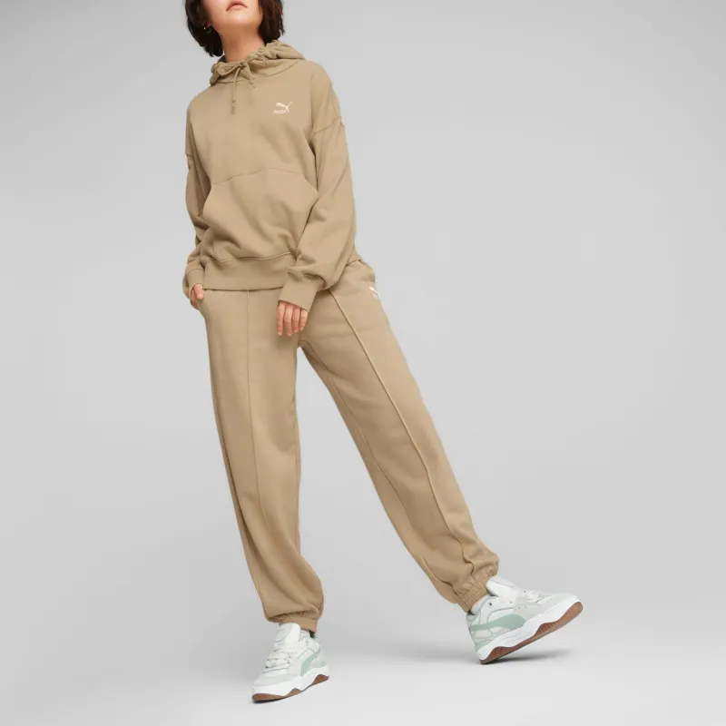 PUMA Pantalon De Survêtement Classics Femme Knitted Sweatpants Women's Sand Dune-2