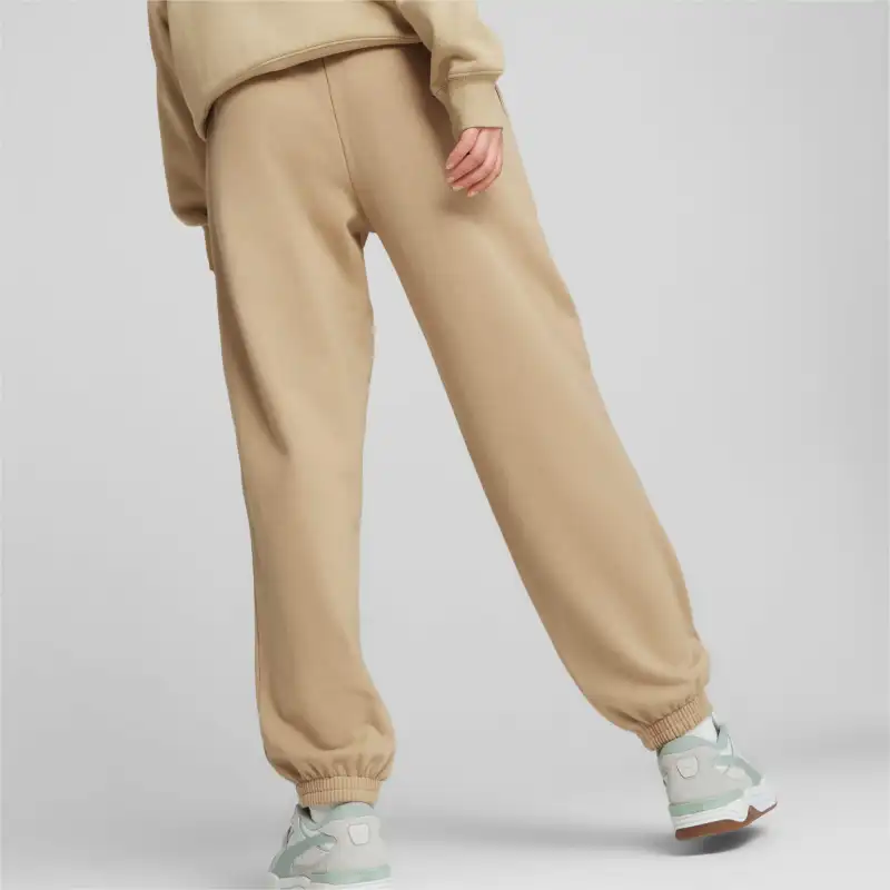 PUMA Pantalon De Survêtement Classics Femme Knitted Sweatpants Women's Sand Dune-3
