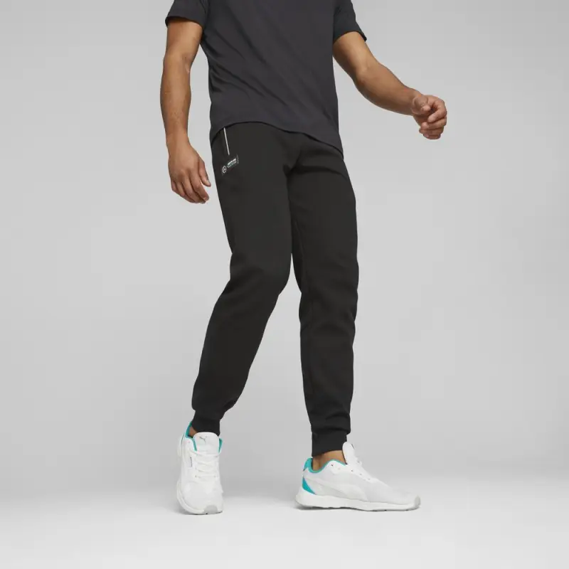 PUMA Mercedes AMG Petronas Motorsport Knitted Sweatpants Men's Black-2
