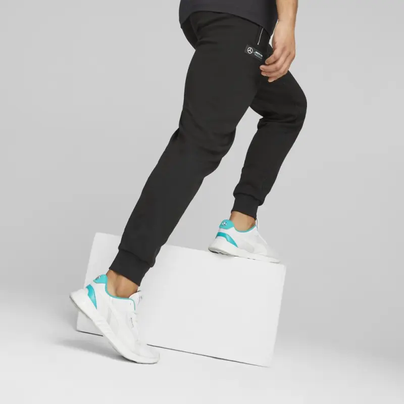 PUMA Mercedes AMG Petronas Motorsport Knitted Sweatpants Men's Black-4