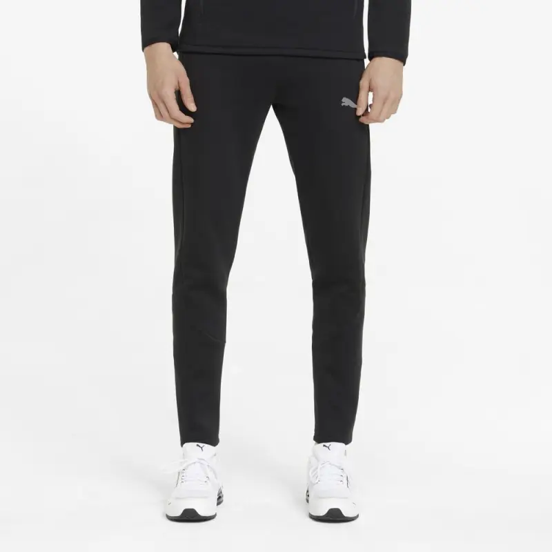 PUMA Knitted Sports Pants Men's Black-2