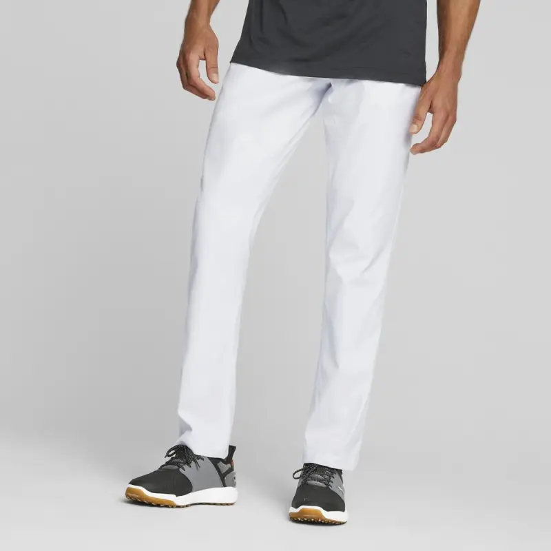 PUMA Dealer 5 Pocket Casual Pants Men's White-2