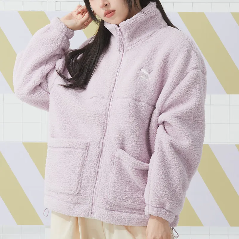 PUMA Velvet feel Coat Women's Purple-3