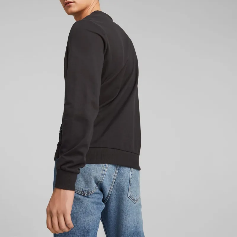 PUMA Summer Splash Crew Neck Men's Sweatshirt Sweatshirt Men's Black-3